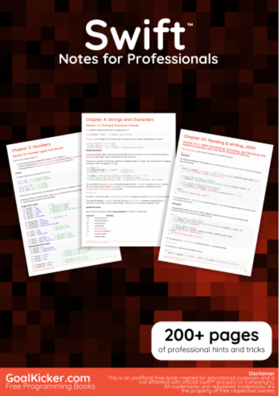 Swift Notes for Professionals