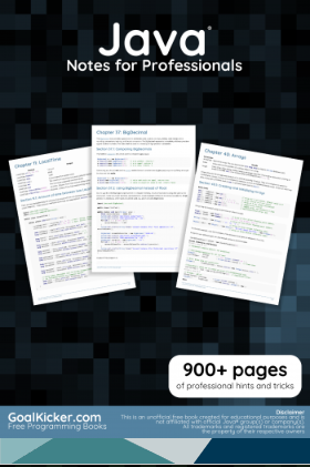 Java Notes for Professionals