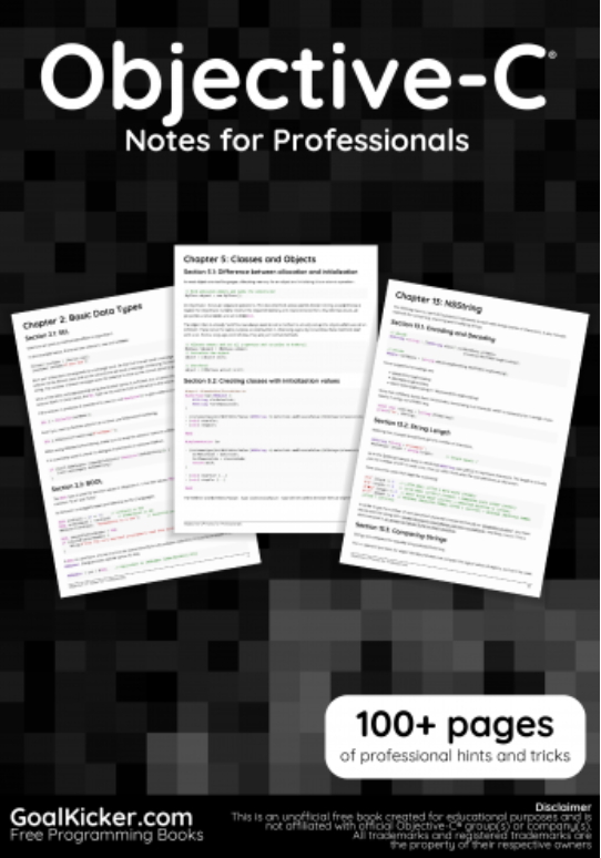 Objective-C Notes for Professionals